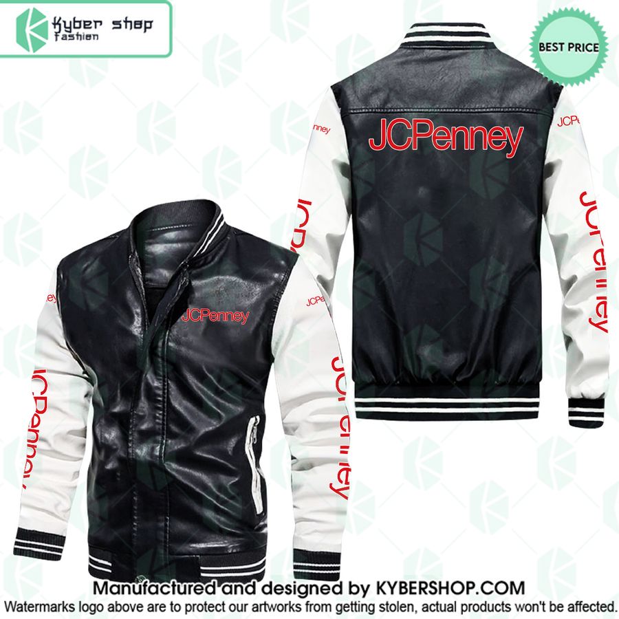 JCPenney Leather Bomber Jacket