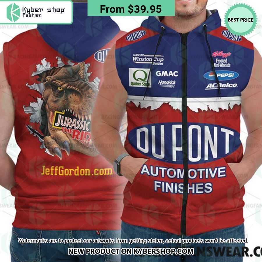 Jeff Gordon Nascar Racing Sleeveless Hoodie