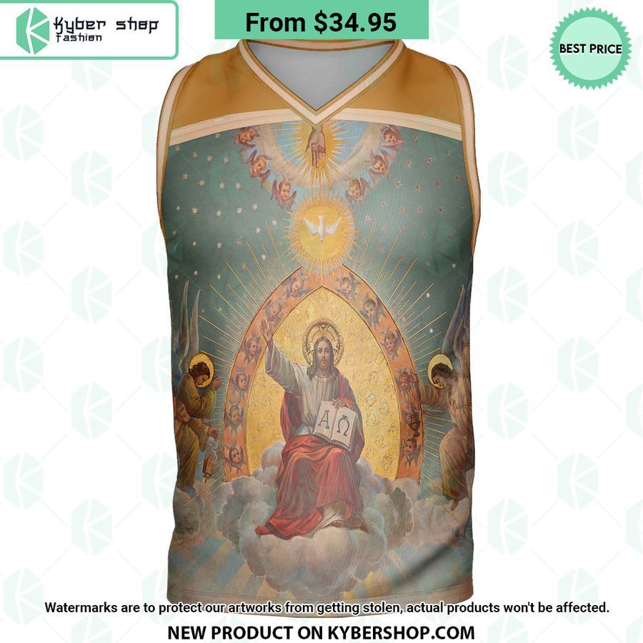 Jesus Said Come And Follow Me Basketball Jersey