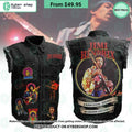 Jimi Hendrix Knowledge Speaks Wisdom Listens Sleeveless Denim Jacket