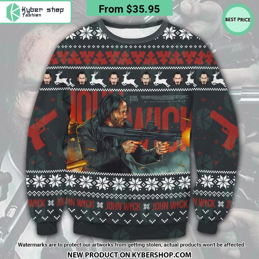 John Wick Christmas Sweater