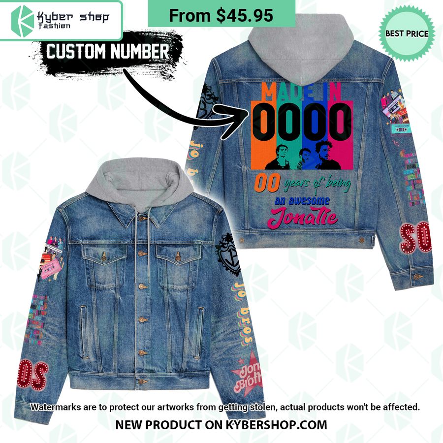Jonas Brothers Hooded Denim Jacket