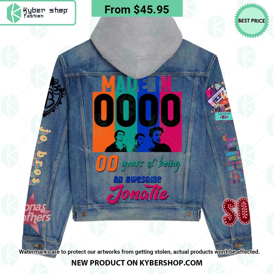 Jonas Brothers Hooded Denim Jacket
