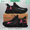 Just Cure It Breast Cancer Awareness Max Soul Shoes