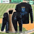 Kansas City Royals MLB Fleece Leather Jacket
