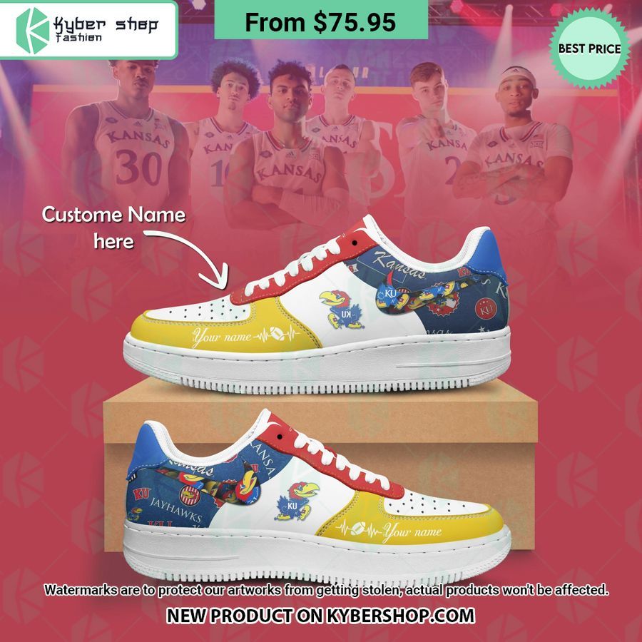 Kansas Jayhawks CUSTOM Air Force 1