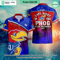 Kansas Jayhawks Late Night In The Phog Hawaiian Shirt
