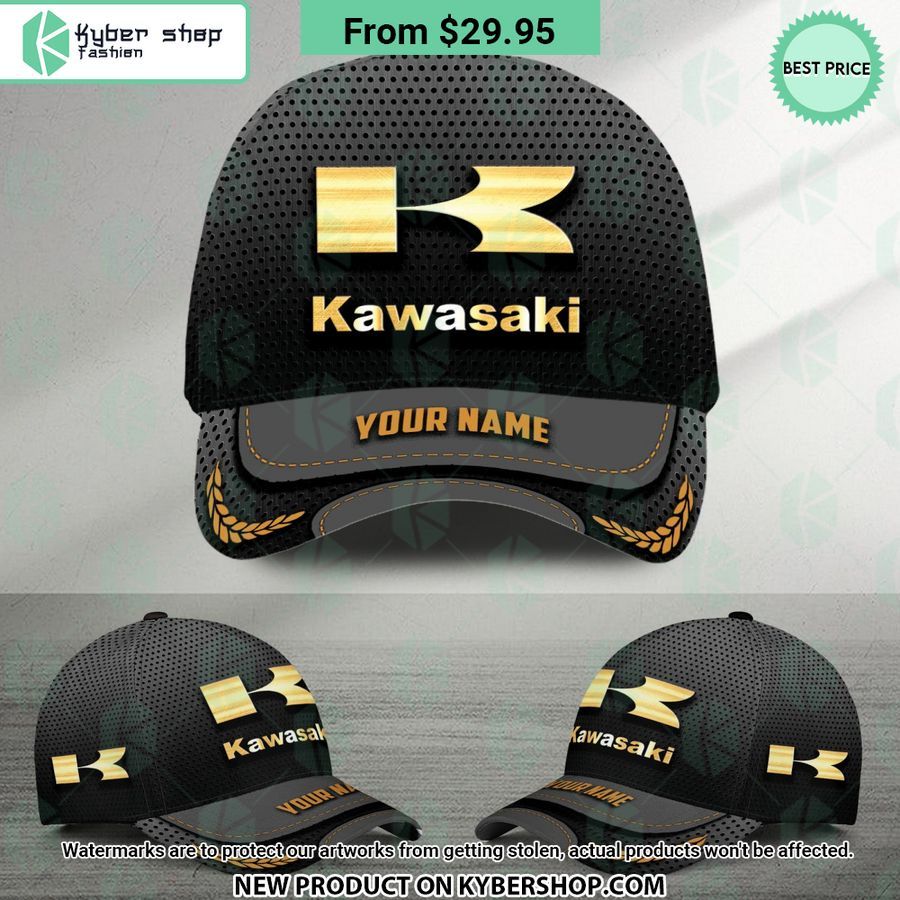 Kawasaki Custom Name Cap