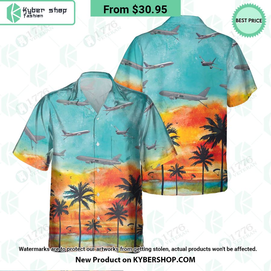 KC-46 Pegasus Sunset Hawaiian Shirt