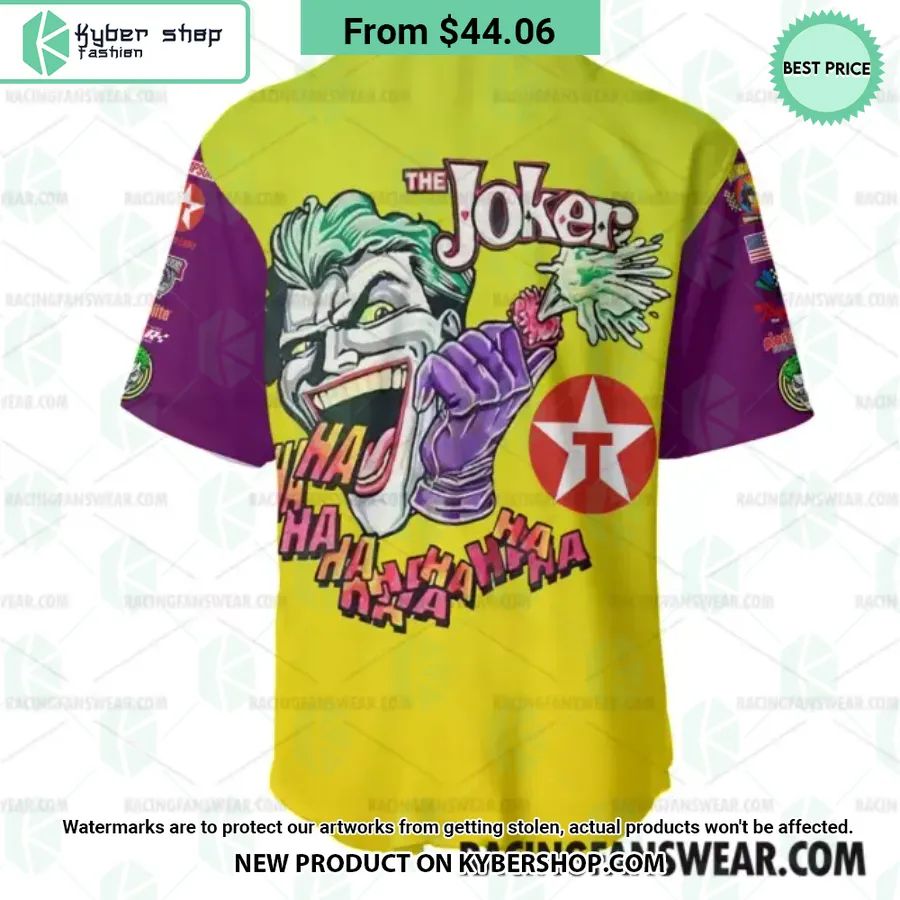 Kenny Irwin Nascar 1998 Joker Film Racing Baseball Jersey