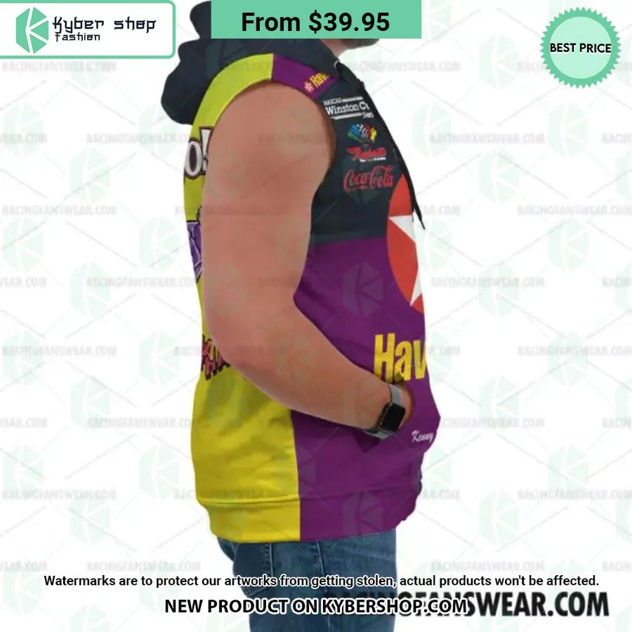 Kenny Irwin Nascar 1998 Joker Film Racing Sleeveless Hoodie