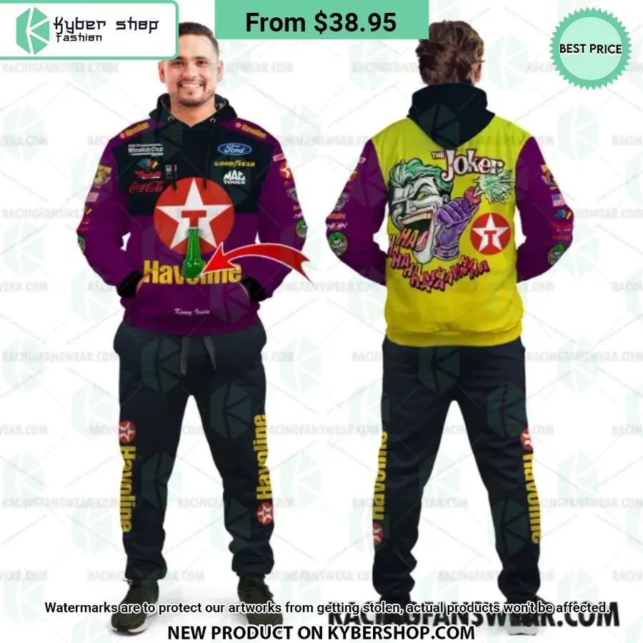 Kenny Irwin Nascar 1998 Joker Film Racing Hoodie Pants