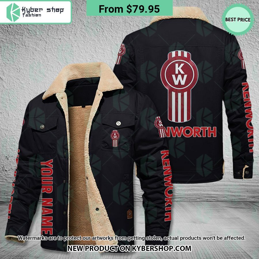 Kenworth CUSTOM Fleece Leather Jacket