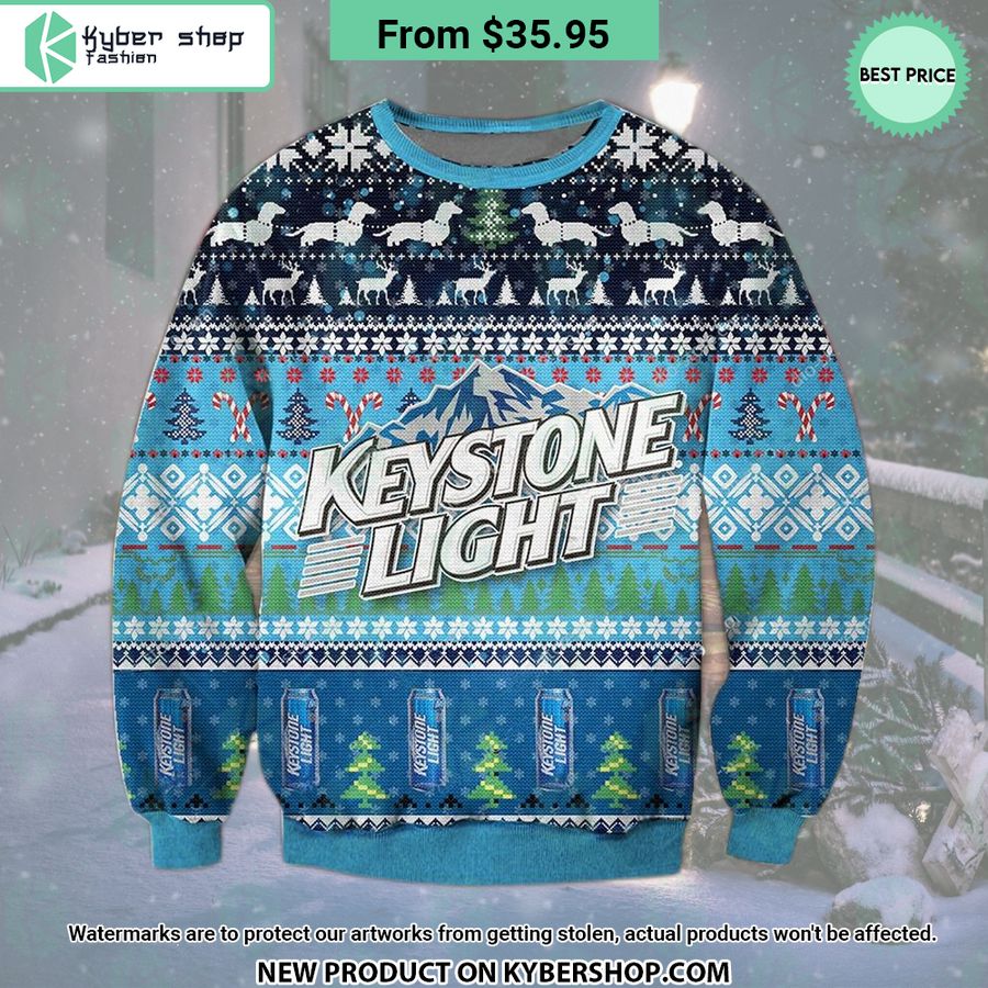 Keystone Light Christmas Sweater