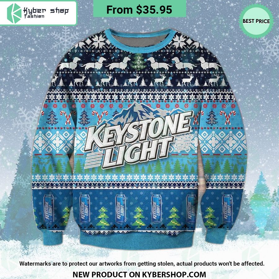 Keystone Light Christmas Sweater