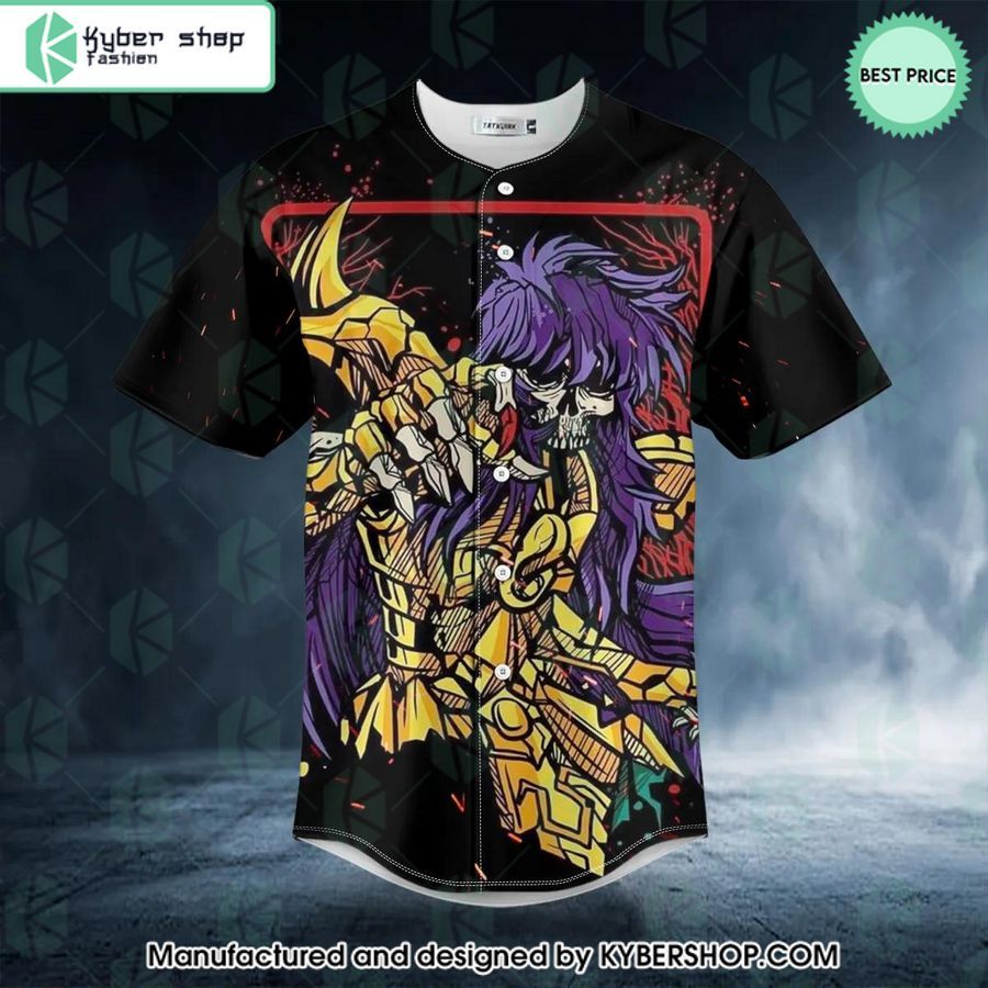 King Saint Seiya Skull Baseball Jersey
