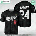Kobe Bryant 24 Los Angeles Dodgers Baseball Jersey