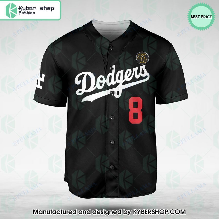 Kobe Bryant 24 Los Angeles Dodgers Baseball Jersey