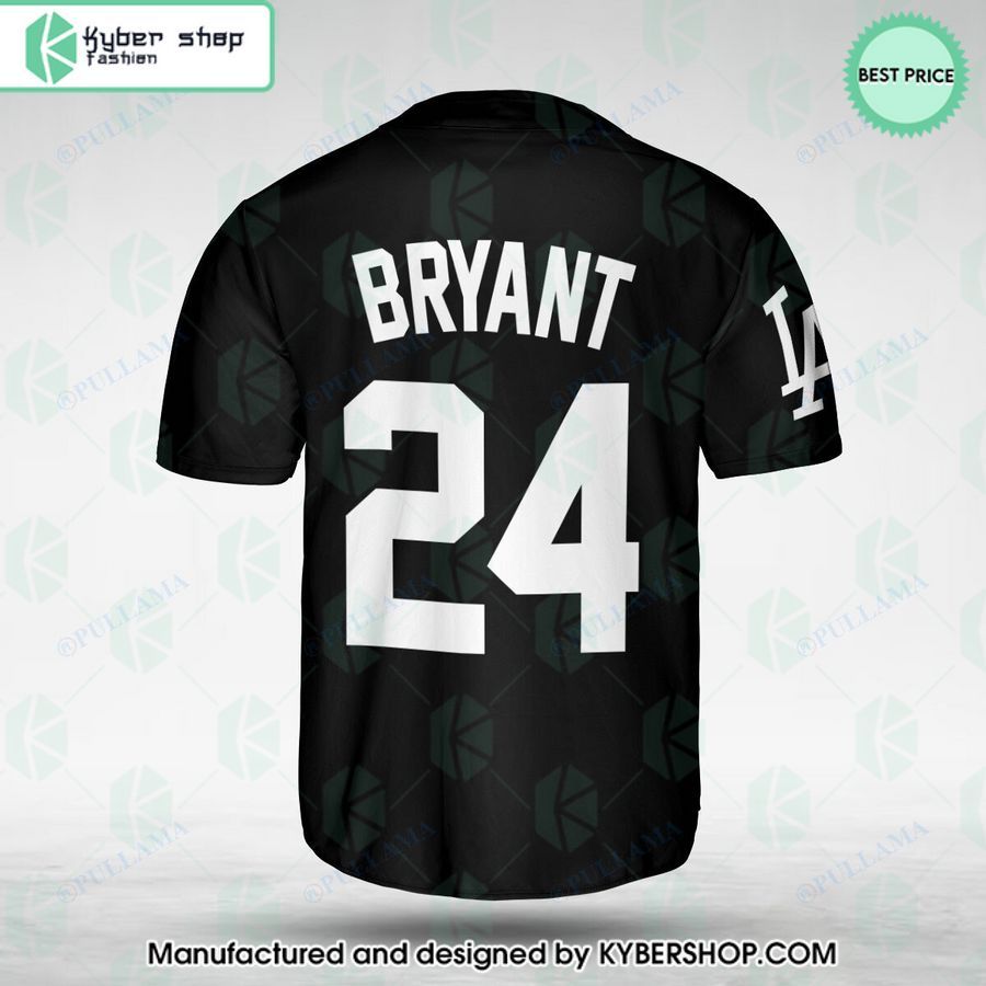 Kobe Bryant 24 Los Angeles Dodgers Baseball Jersey