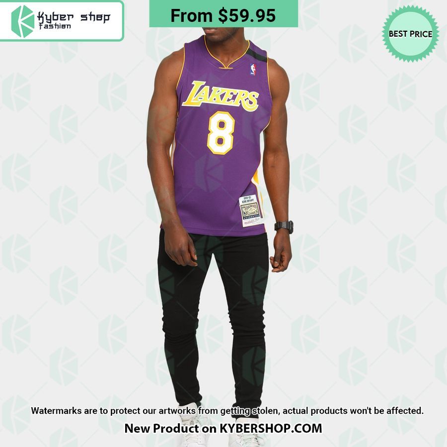 Kobe Bryant 8 Los Angeles Lakers Purple Basketball Jersey