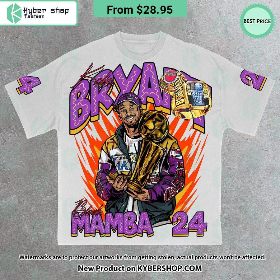 Kobe Bryant Black Mamba 24 T Shirt