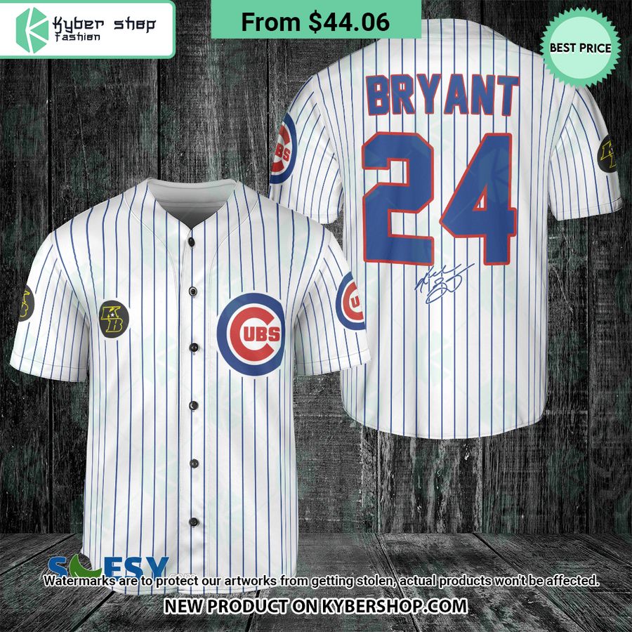 Kobe Bryant Chicago Cubs Baseball Jersey