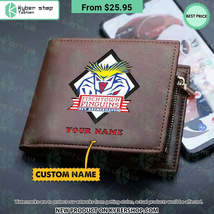 Krefeld Pinguine CUSTOM Leather Wallet