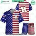 Kyle Busch NASCAR Racing Independence Day Hawaiian Shirt