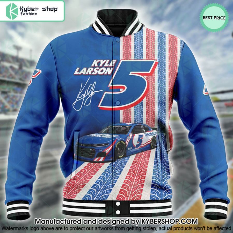 Kyle Larson 5 Nascar Baseball Jacket