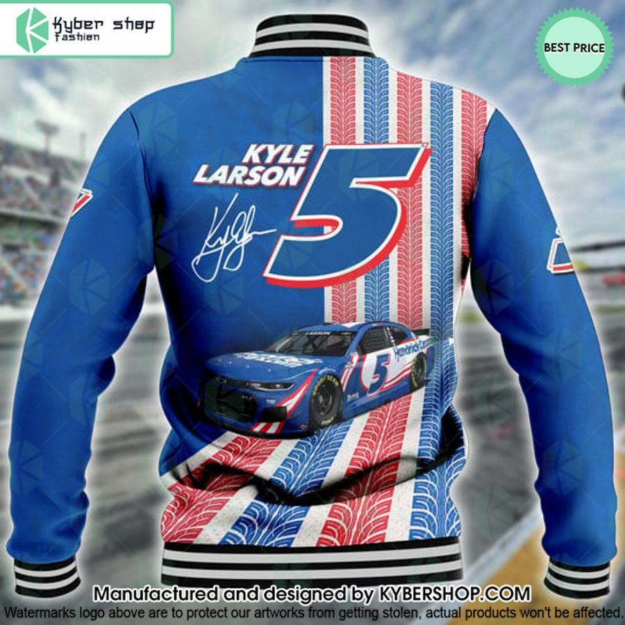 Kyle Larson 5 Nascar Baseball Jacket