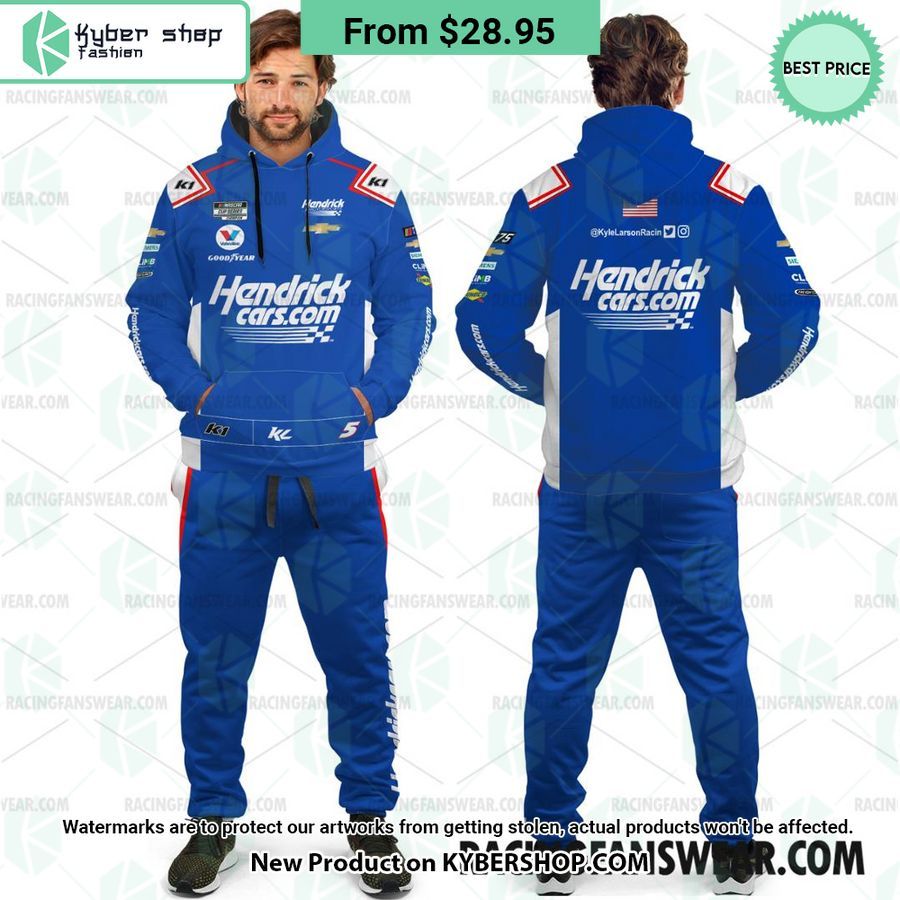 Kyle Larson Nascar 2023 HendrickCars Racing Uniform Hoodie