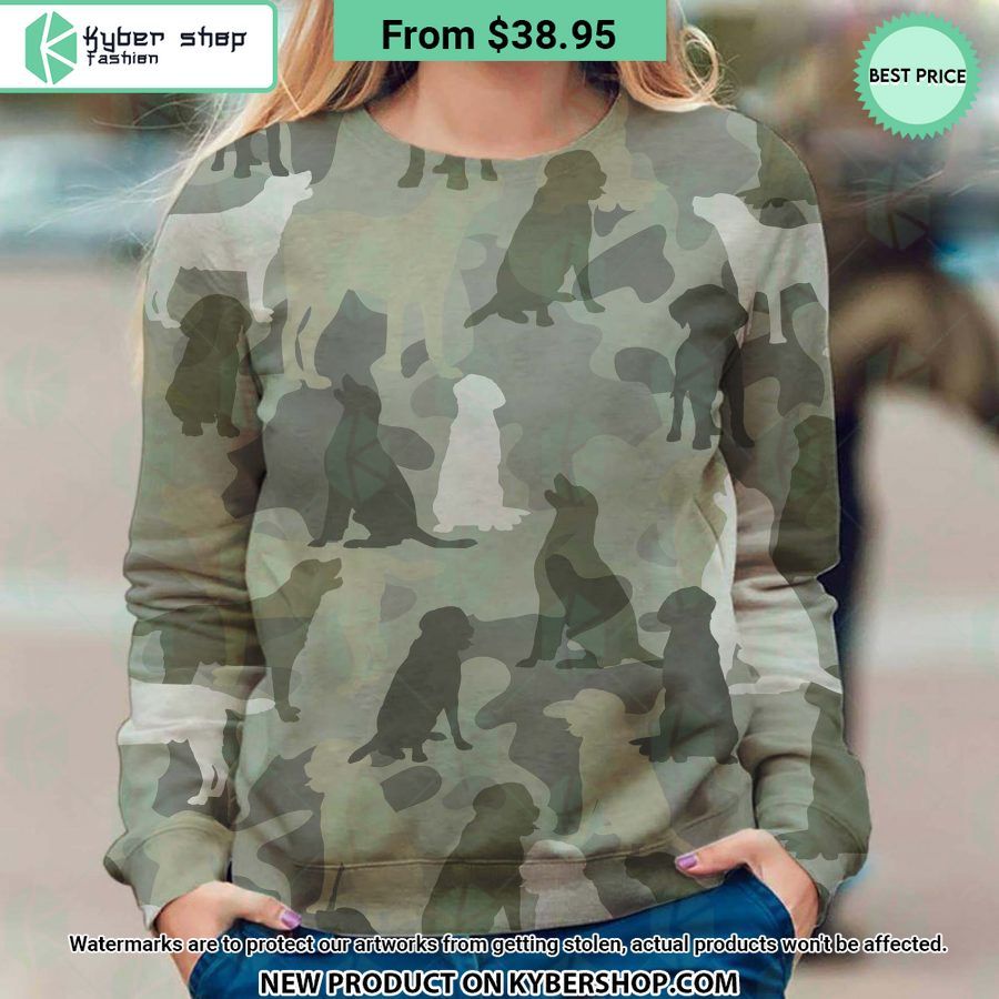 Labrador Retriever Camo Sweatshirt
