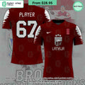 Latvian Ice Hockey IIIHF Worlds Custom T Shirt