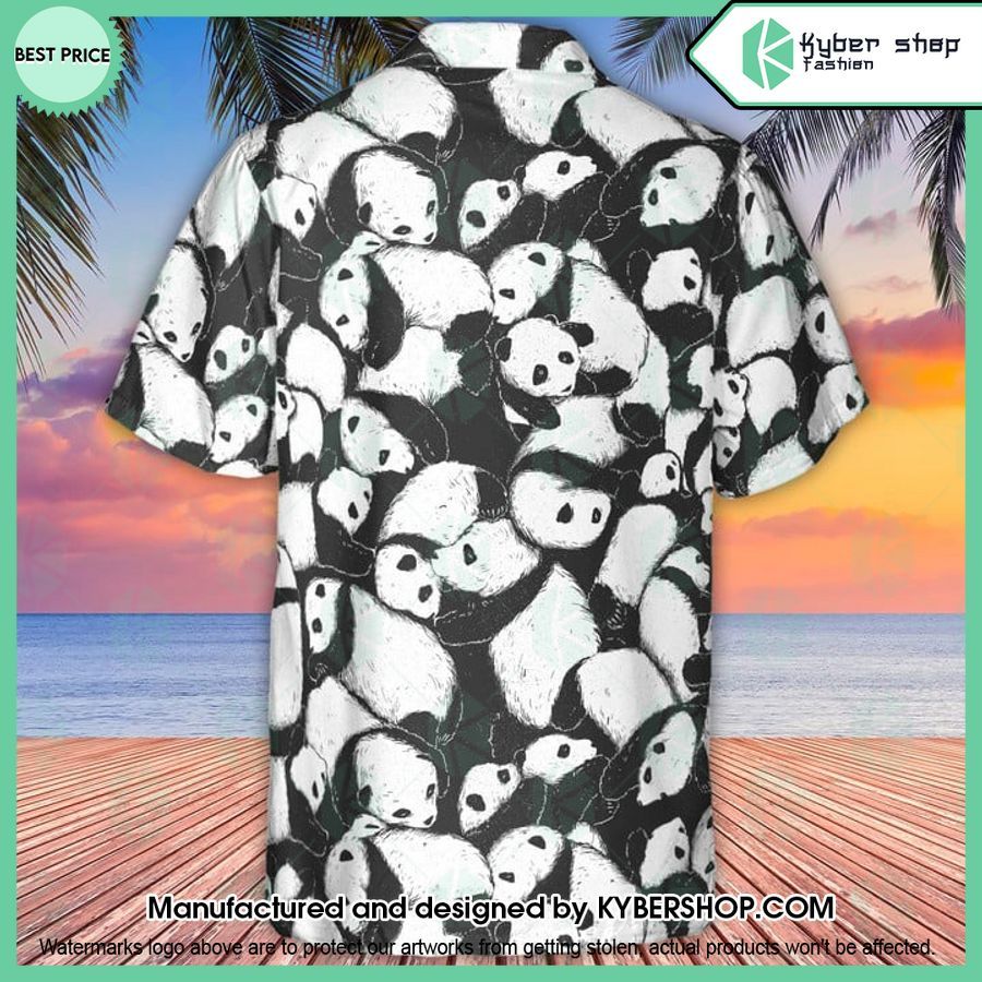 Lazy Day Panda Pattern Hawaiian Shirt