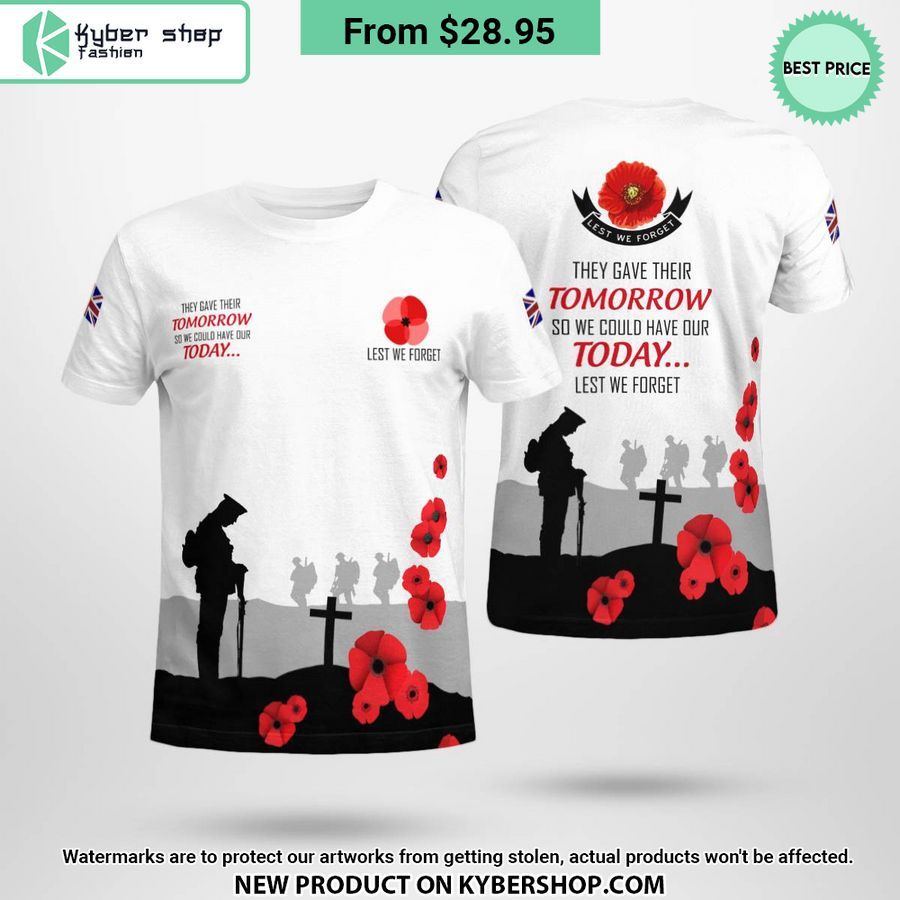 Lest We Forget England Flag Shirt, Hoodie