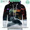 Let it snow Cocaine Everywhere Cat Hoodie