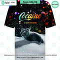 Let it snow Cocaine Everywhere Cat T Shirt
