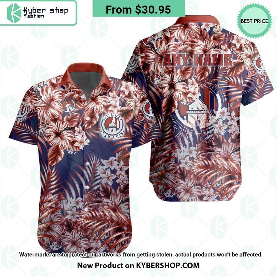Liga MX Atletico San Luis CUSTOM Hawaiian Shirt