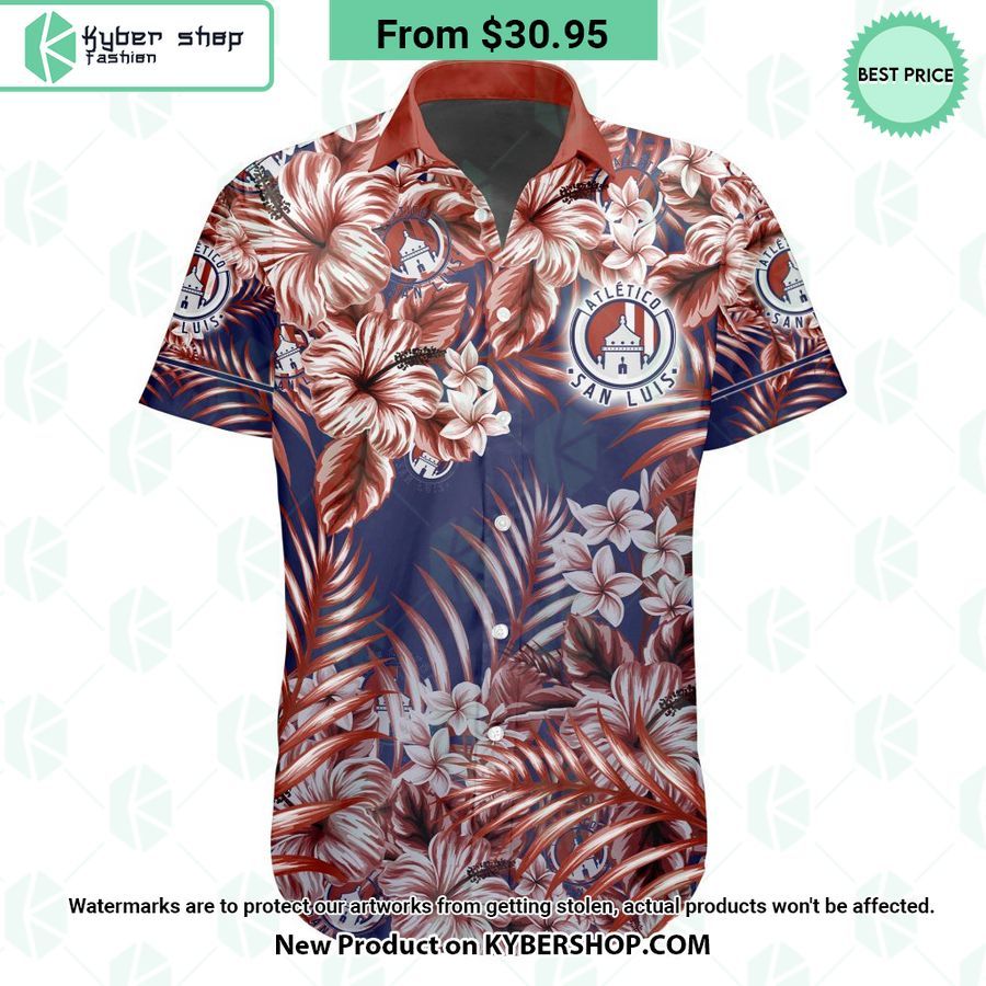Liga MX Atletico San Luis CUSTOM Hawaiian Shirt