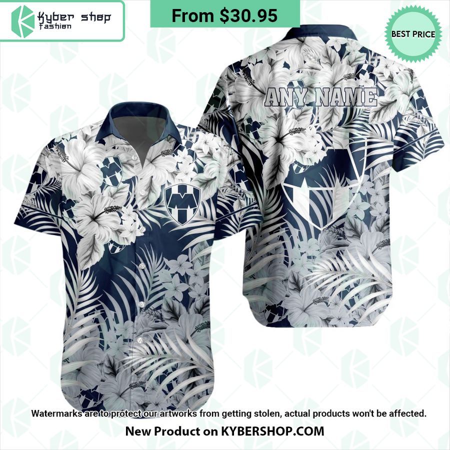 Liga MX CF Monterrey CUSTOM Hawaiian Shirt