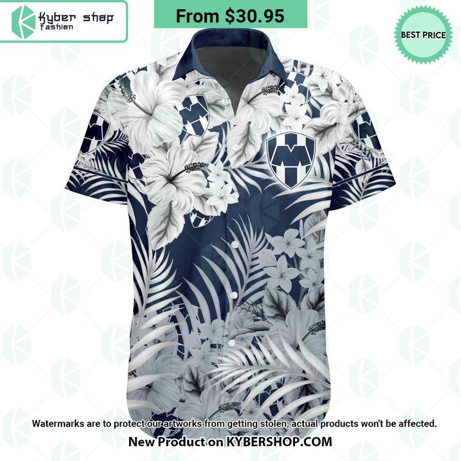 Liga MX CF Monterrey CUSTOM Hawaiian Shirt