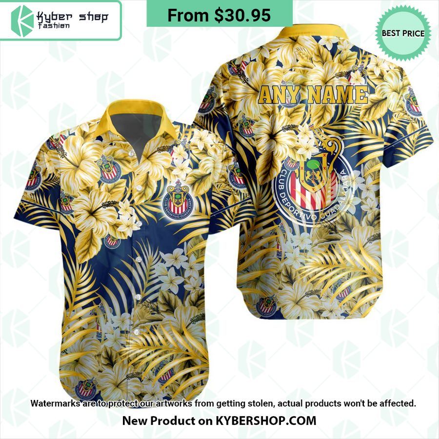 Liga MX Chivas Guadalajara CUSTOM Hawaiian Shirt