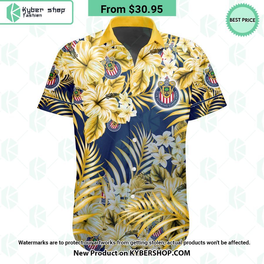 Liga MX Chivas Guadalajara CUSTOM Hawaiian Shirt