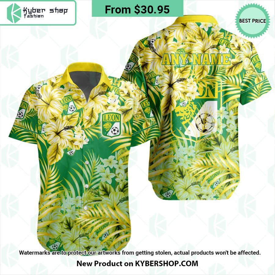 Liga MX Club Leon CUSTOM Hawaiian Shirt