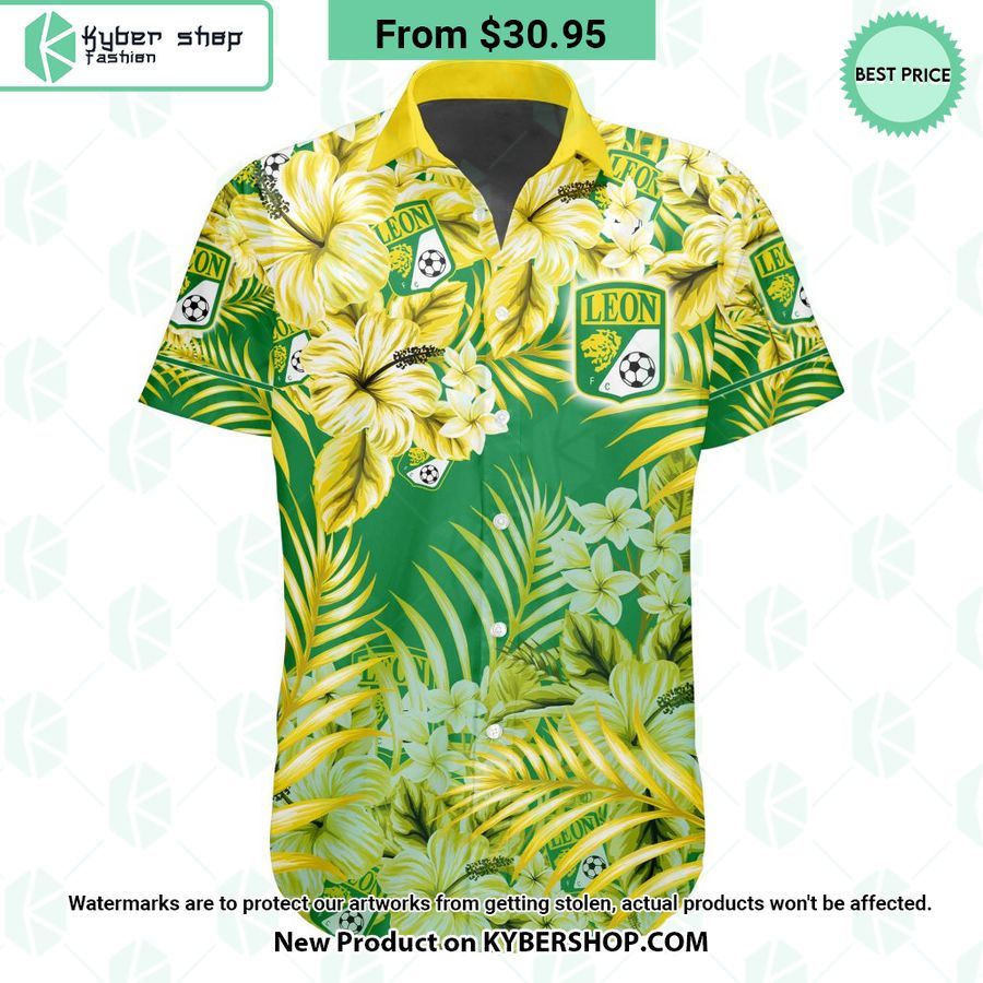 Liga MX Club Leon CUSTOM Hawaiian Shirt