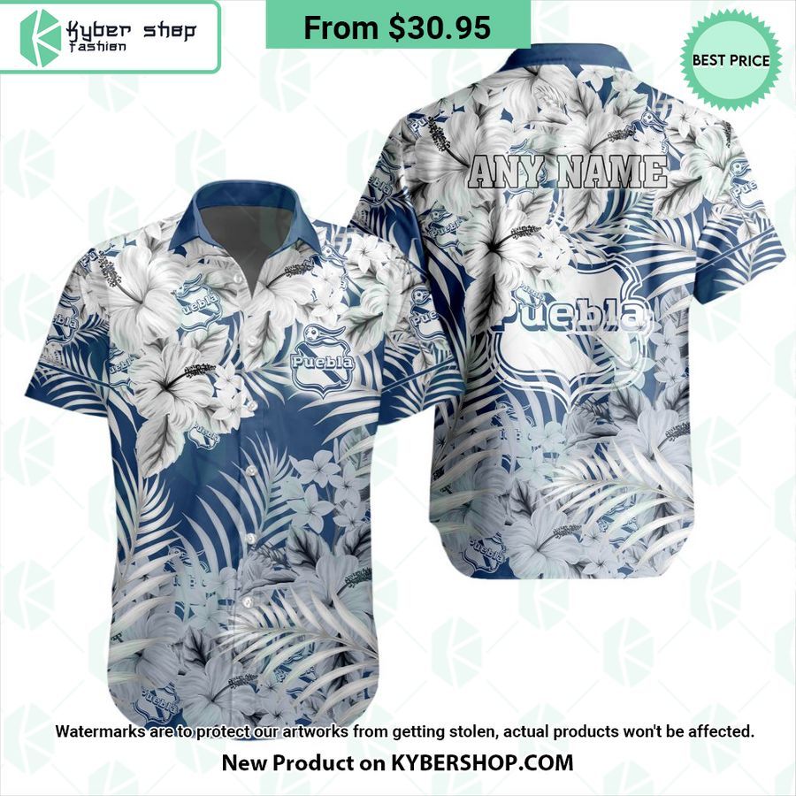 Liga MX Club Puebla CUSTOM Hawaiian Shirt