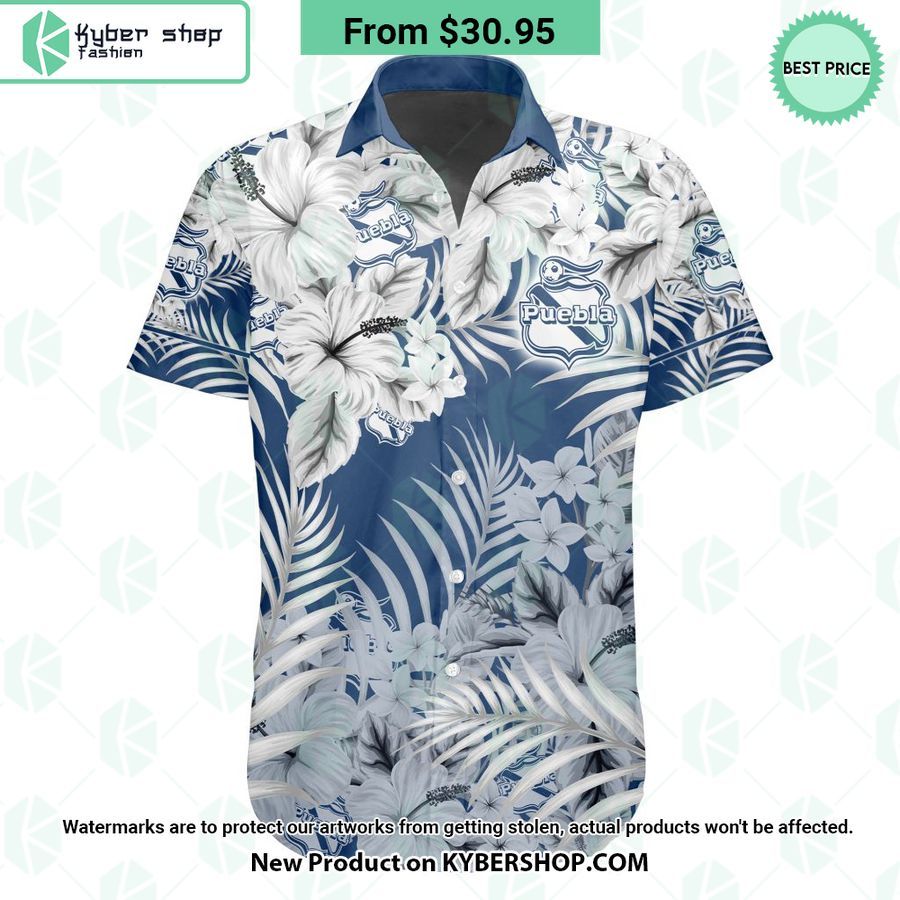 Liga MX Club Puebla CUSTOM Hawaiian Shirt