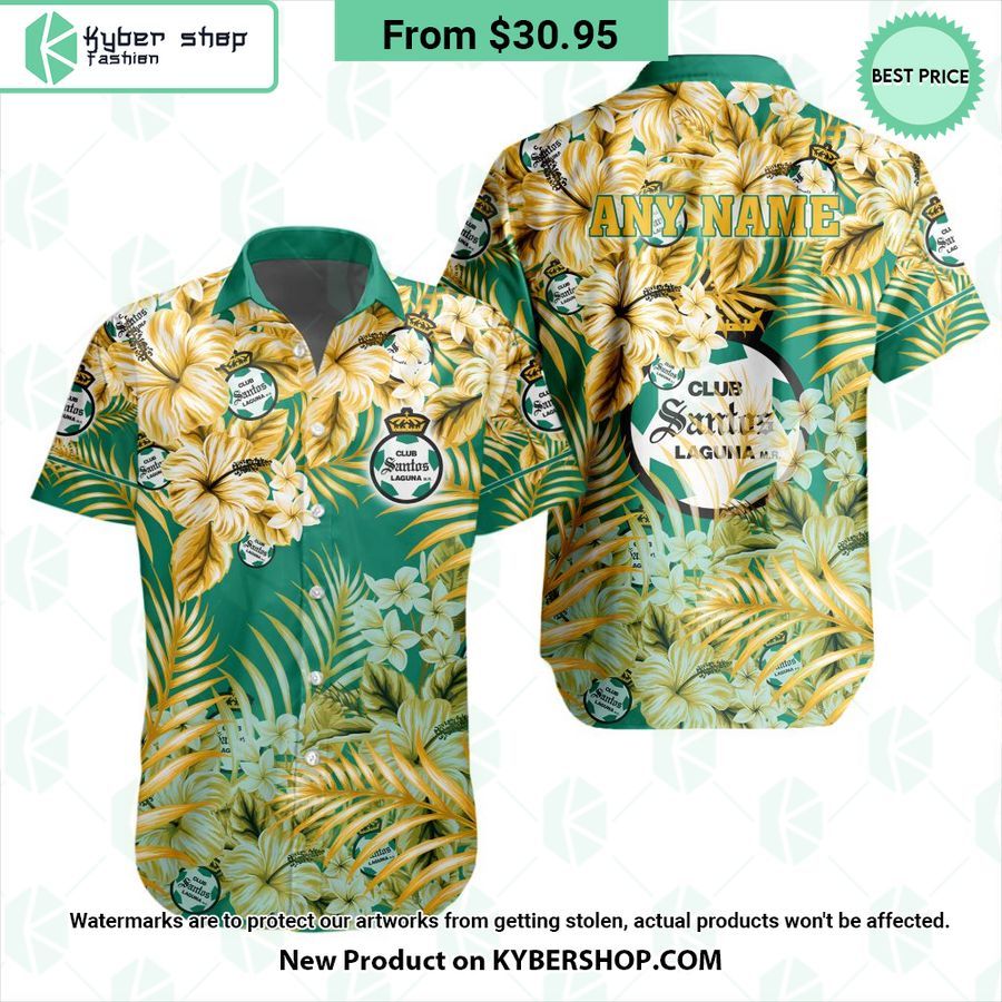 Liga MX Club Santos Laguna CUSTOM Hawaiian Shirt