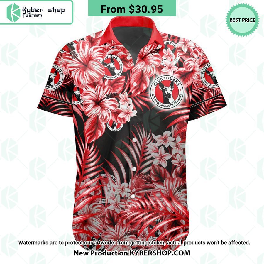 Liga MX Club Tijuana CUSTOM Hawaiian Shirt