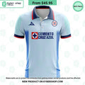 LIGA MX Cruz Azul 2023 2024 Away CUSTOM Polo Shirt
